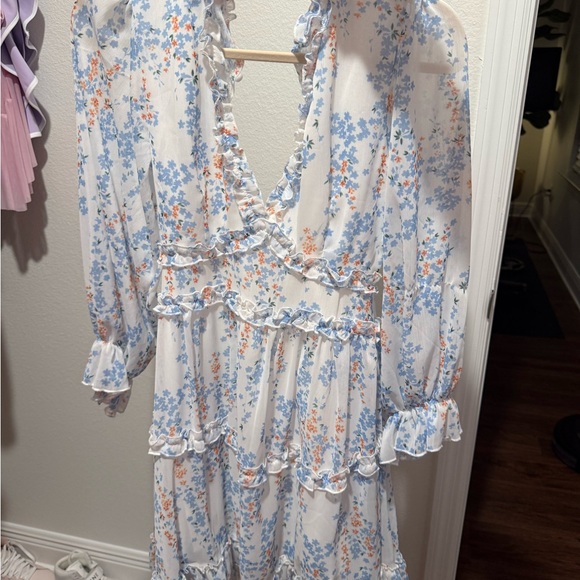 Floral Ruffle Dress - Picture 2 of 3